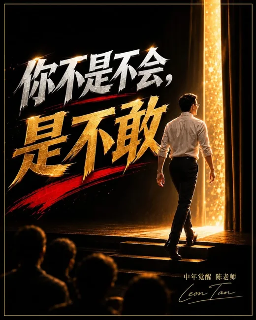 你不是不会，是不敢