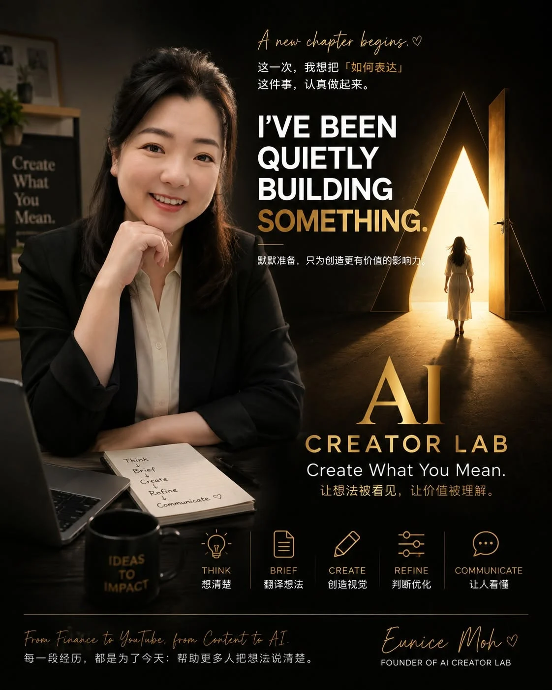 Eunice Moh · AI Creator Lab:I’ve been quietly building something