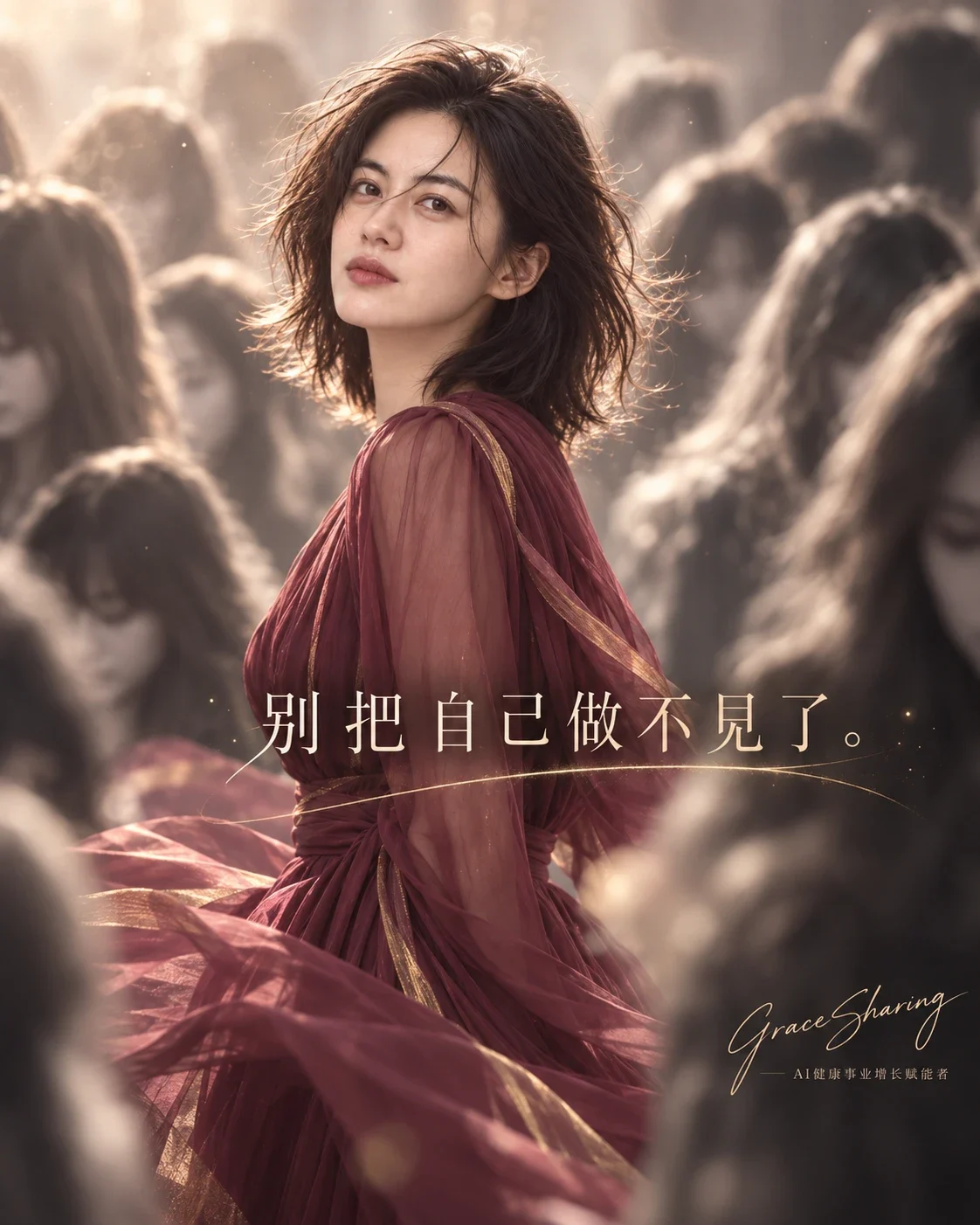 GraceSharing 海报：别把自己做不见了